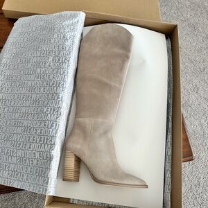 Bixby Pointed Toe Knee High Boot (Women)